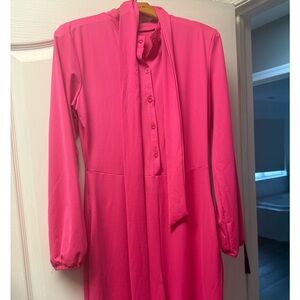 Pink long sleeve jumper